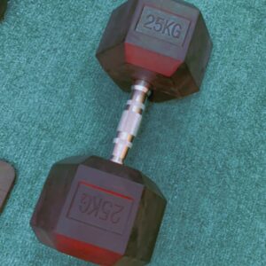 Hex Dumbell Single 25kg